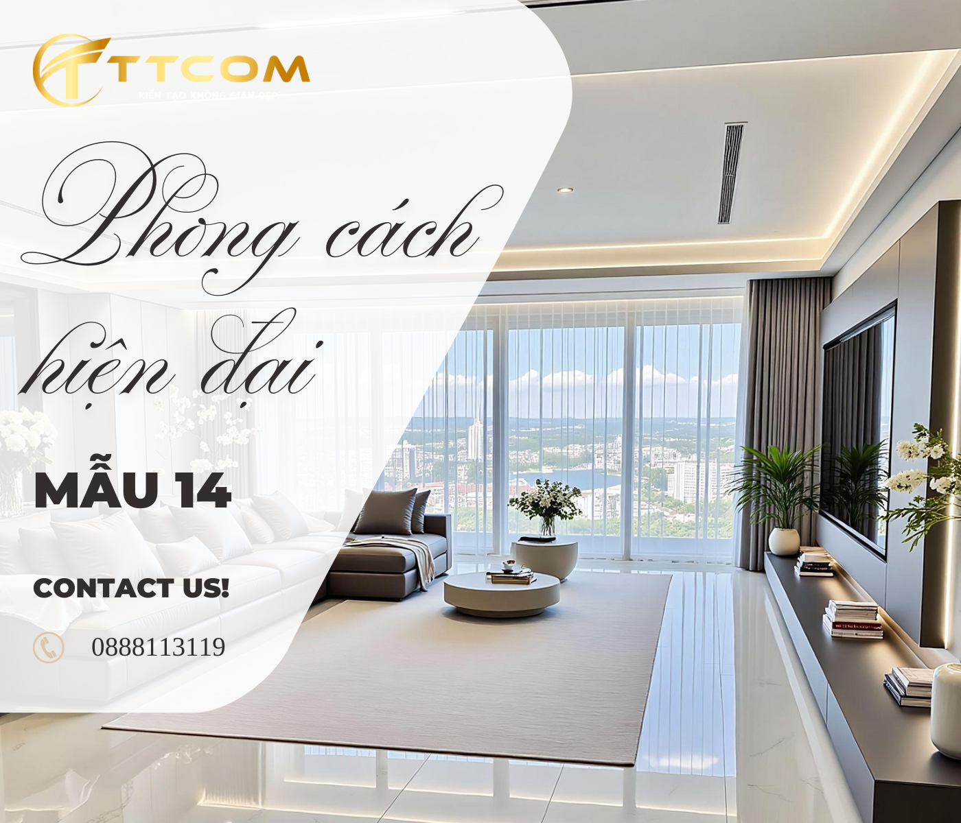 CĂN HỘ LUXURY MODERN TUYỆT TÁC CÂN BẰNG GIỮA TỐI GIẢN, ÁNH SÁNG VÀ VẬT LIỆU CAO CẤP