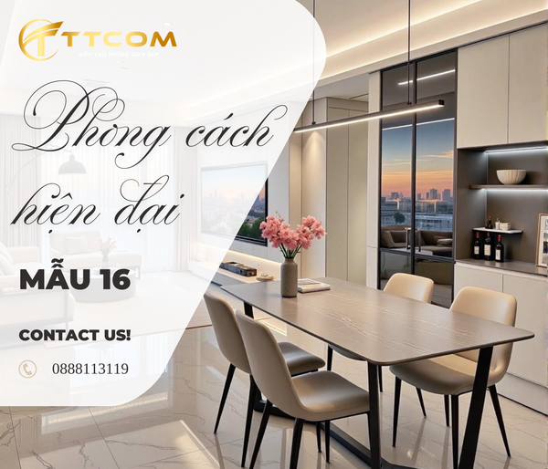 THIẾT KẾ NỘI THẤT CĂN HỘ HIỆN ĐẠI SANG TRỌNG, TINH TẾ TRONG TỪNG ĐƯỜNG NÉT