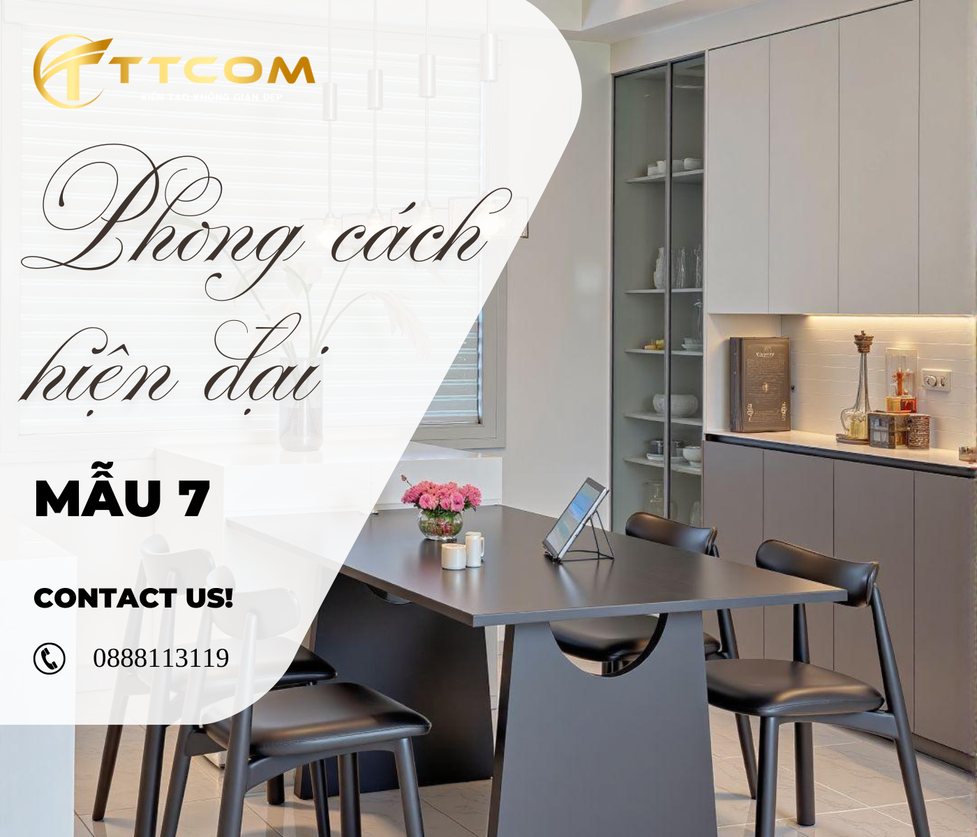 THI CÔNG NỘI THẤT KHÔNG GIAN PHÒNG KHÁCH, BẾP KHÔNG GIAN SỐNG HIỆN ĐẠI VÀ TIỆN NGHI