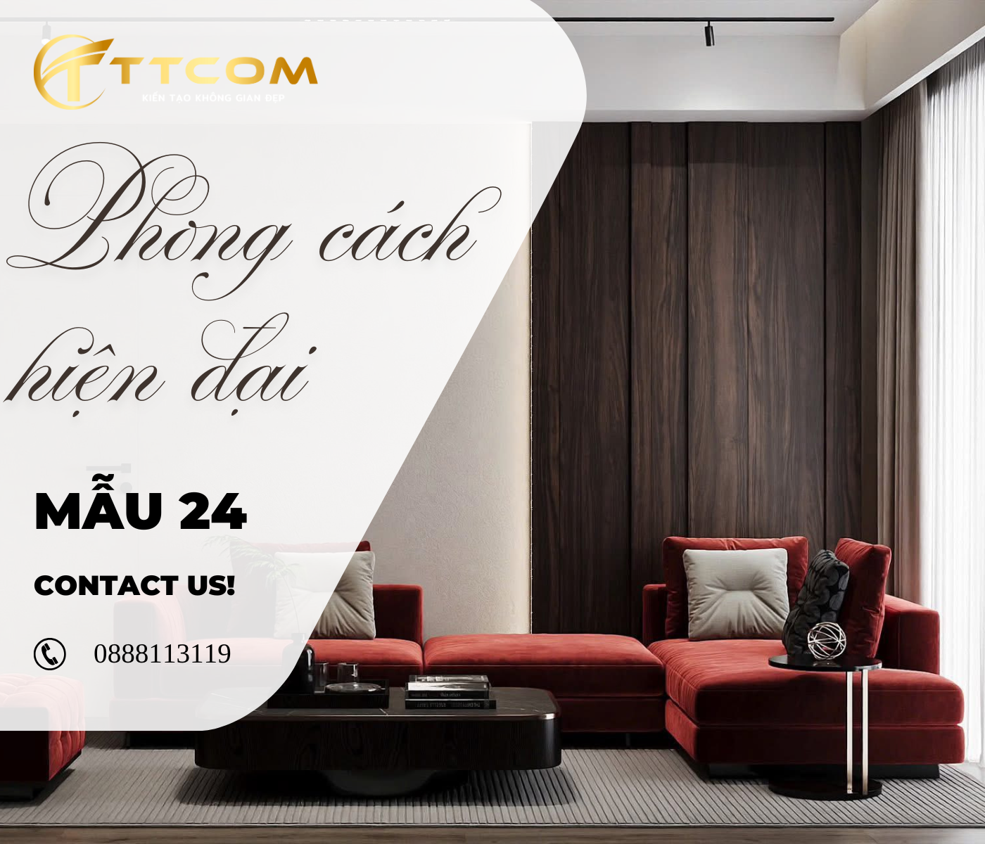 THIẾT KẾ NỘI THẤT CĂN HỘ HIỆN ĐẠI TÔNG TRUNG TÍNH KHÔNG GIAN SỐNG TINH GIẢN VÀ SANG TRỌNG