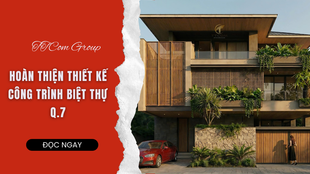 Biệt Thự Hiện Đại 3 Tầng Tại Quận 7  Không Gian Sống Đẳng Cấp Giữa Lòng Đô Thị