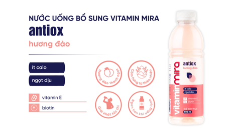 Kết quả kiểm nghiệm Vitamin Mira Antiox Hương Đào