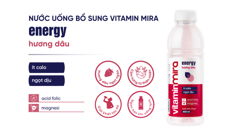 Kết quả kiểm nghiệm Vitamin Mira Energy Hương Dâu