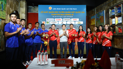 Nước uống ion kiềm Mira đồng hành cùng đội tuyển quần vợt Việt Nam trên hành trình chinh phục SEA Games 33