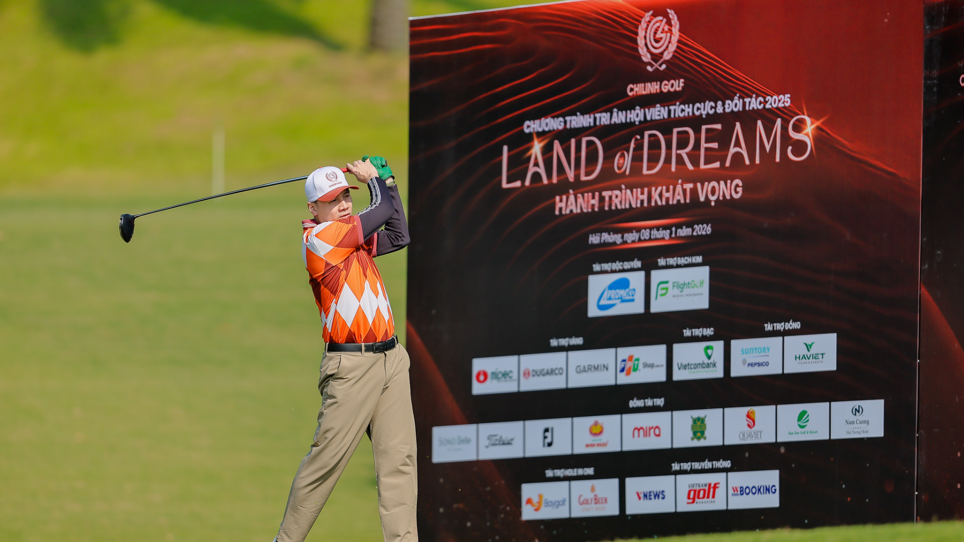 NƯỚC ION KIỀM MIRA ĐỒNG HÀNH CÙNG GIẢI ĐẤU LAND OF DREAMS TẠI SÂN GOLF CHÍ LINH