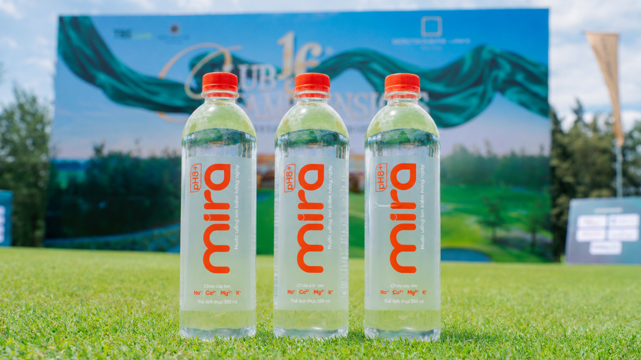 Nước ion kiềm Mira đồng hành tiếp sức bền bỉ tại Montgomerie Links Club Championships 2026