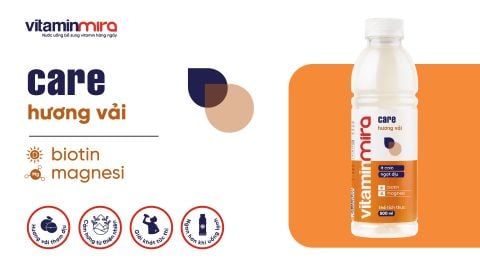 Nước uống bổ sung Vitamin Mira Care Hương Vải - CHĂM SÓC TOÀN DIỆN, TỰ TIN TỎA SÁNG