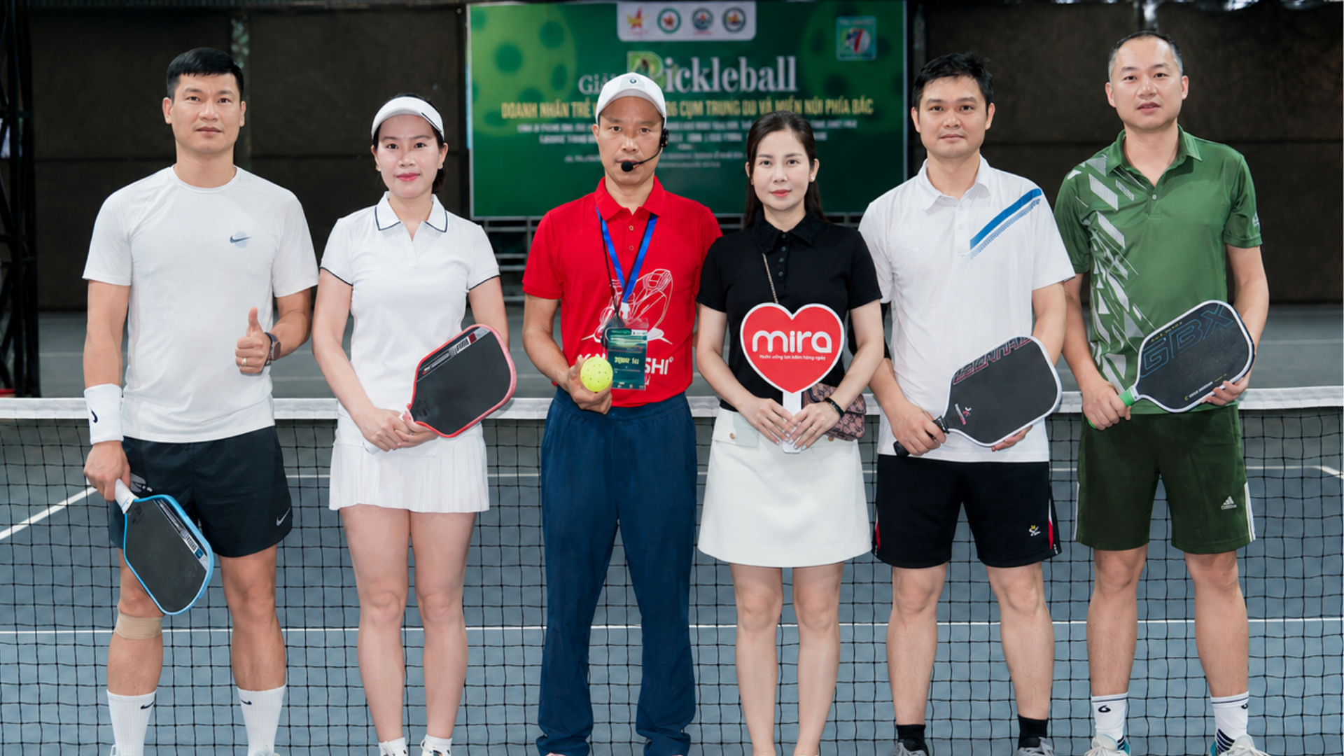 Mira tiếp năng lượng bứt phá tại Giải Pickleball Doanh nhân trẻ Việt Nam 2026