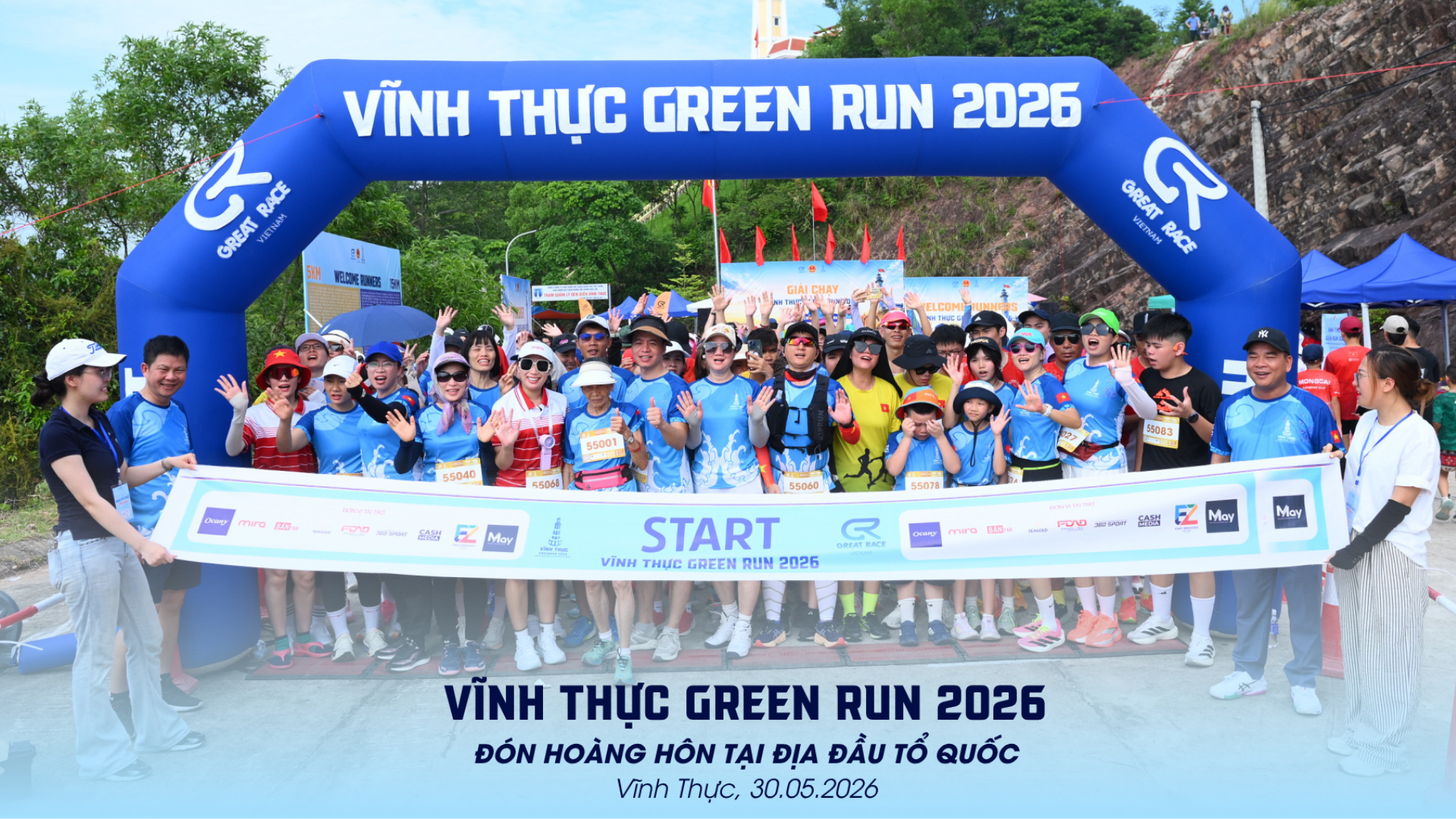 Mira tiếp năng lượng cho các Runner cùng hòa mình vào hành trình chạy bộ giữa thiên nhiên biển đảo tại Vĩnh Thực Green Run 2026