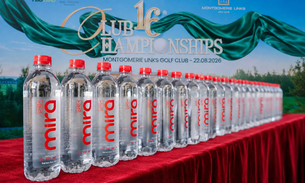 Nước ion kiềm Mira đồng hành cùng Montgomerie Links Club Championships 2026