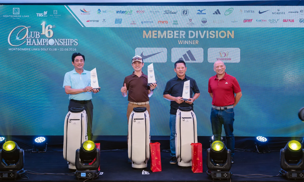 Nước ion kiềm Mira đồng hành cùng Montgomerie Links Club Championships 2026