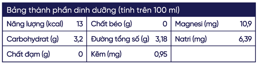 Nước uống bổ sung Vitamin Mira relax hương chanh