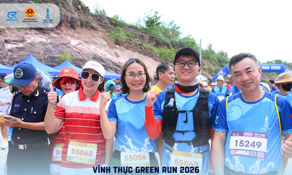 Nước ion kiềm Mira x Vĩnh Thực Green Run 2026