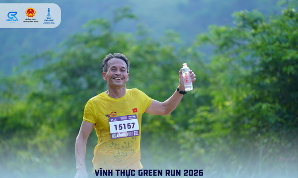 Nước ion kiềm Mira x Vĩnh Thực Green Run 2026