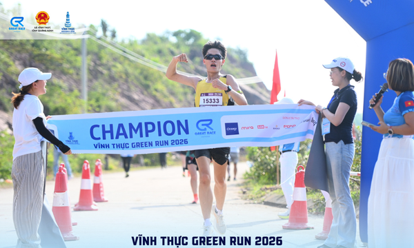 Nước ion kiềm Mira x Vĩnh Thực Green Run 2026