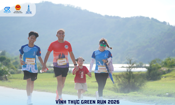 Nước ion kiềm Mira x Vĩnh Thực Green Run 2026