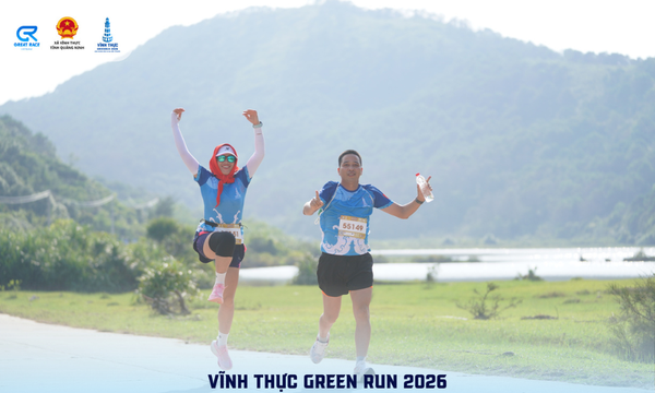 Nước ion kiềm Mira x Vĩnh Thực Green Run 2026