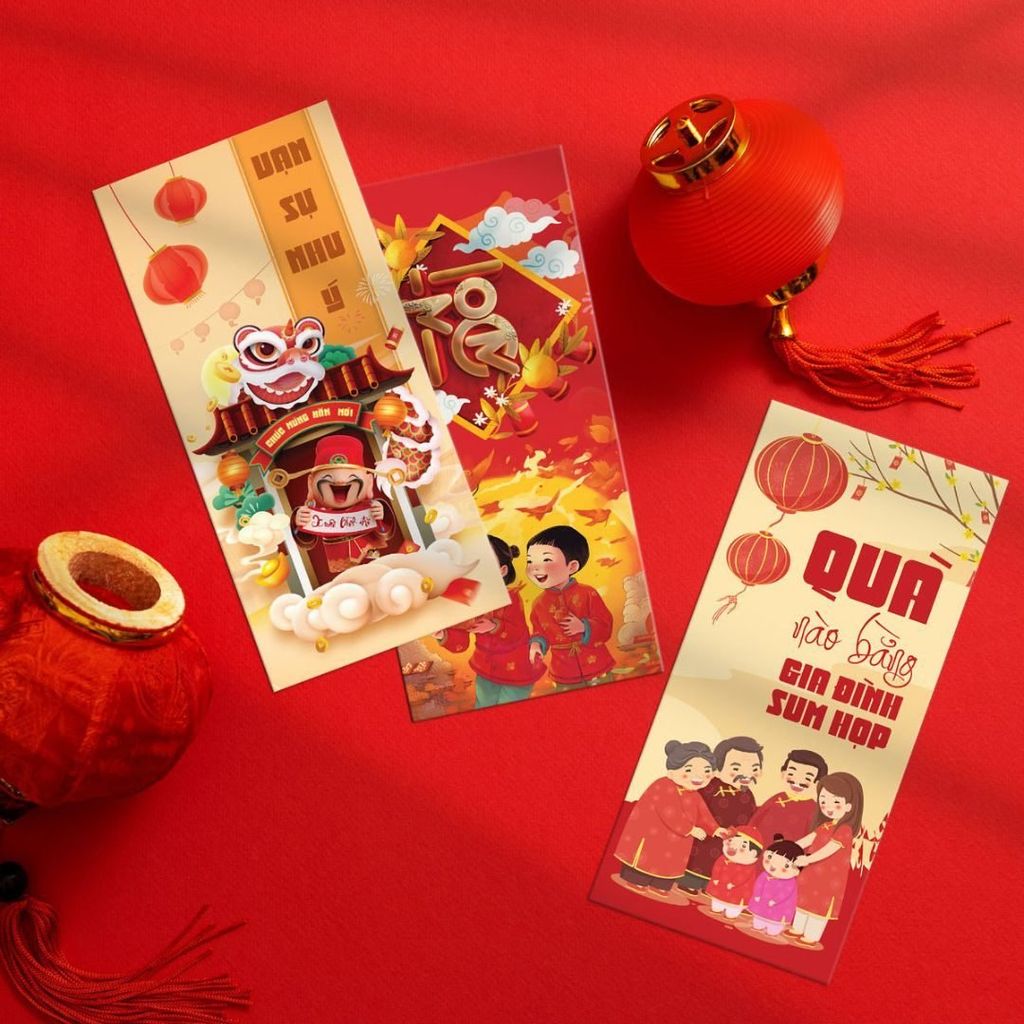 In Bao Lì Xì Tết 2026 – Thiết Kế Thương Hiệu Đón Lộc Đầu Năm