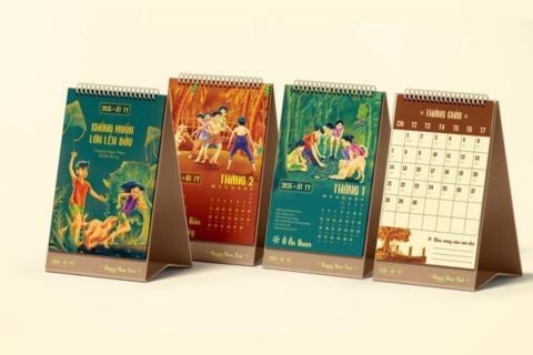 In lịch để bàn