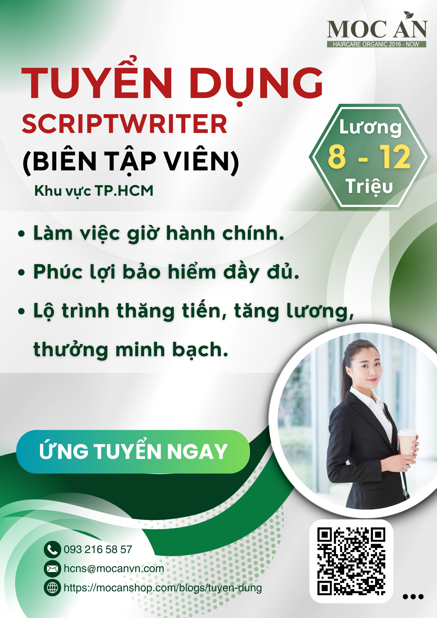 TUYỂN DỤNG SCRIPTWRITER (BIÊN TẬP VIÊN)