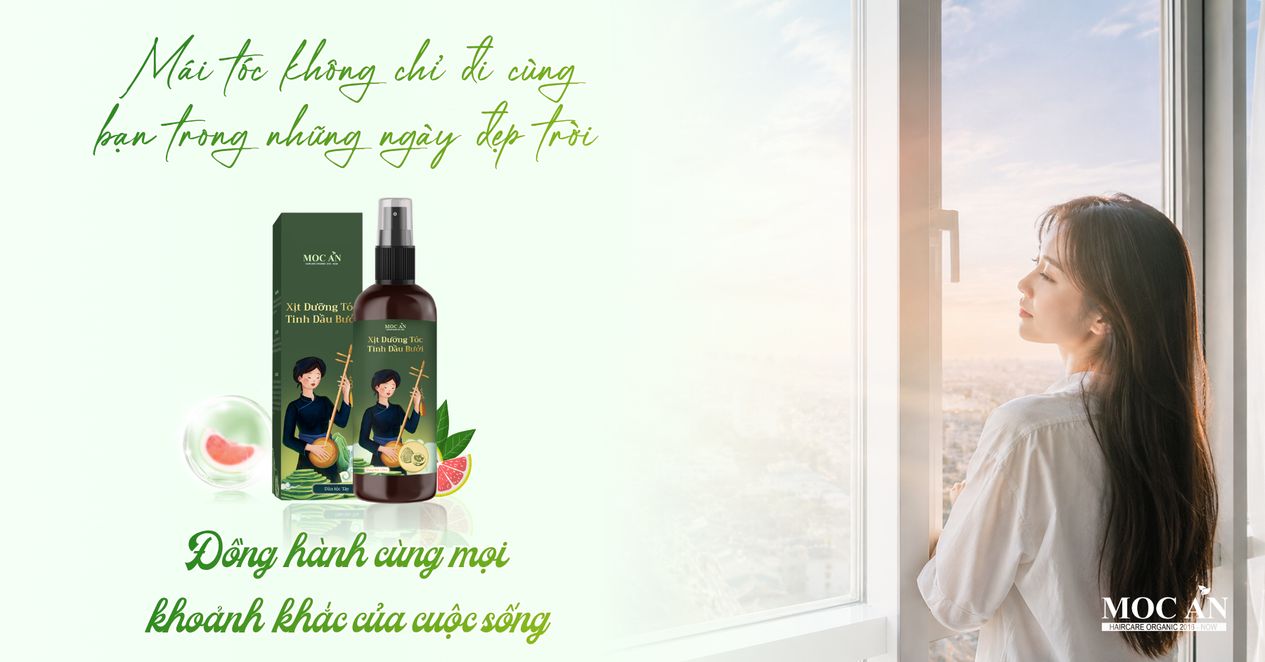 MÁI TÓC KHÔNG CHỈ ĐI CÙNG BẠN TRONG NHỮNG NGÀY ĐẸP TRỜI