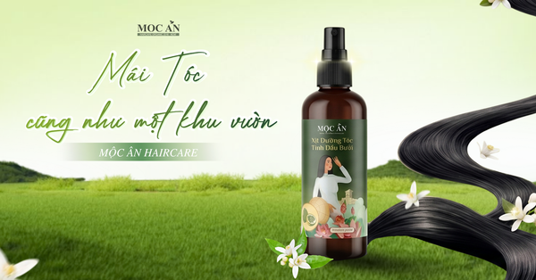 MÁI TÓC CŨNG NHƯ MỘT KHU VƯỜN