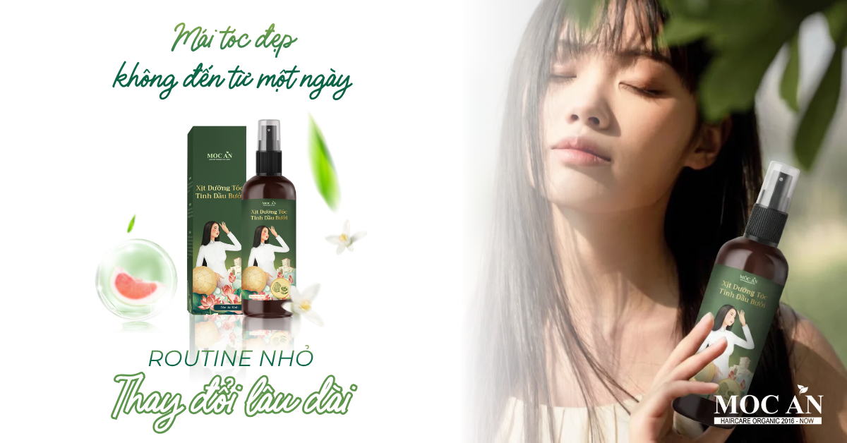 MÁI TÓC ĐẸP KHÔNG ĐẾN TỪ MỘT NGÀY CHĂM SÓC