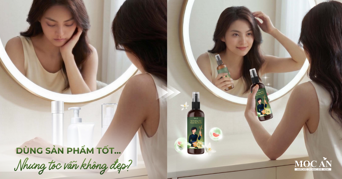 BẠN ĐANG DÙNG SẢN PHẨM TỐT… NHƯNG TÓC VẪN KHÔNG ĐẸP - VÌ SAO?