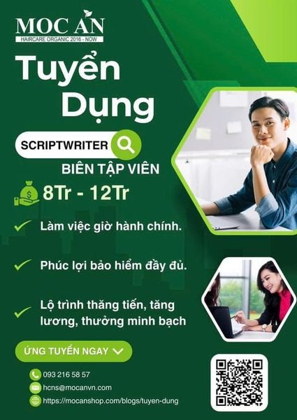 ✨ TUYỂN DỤNG SCRIPTWRITER (BIÊN TẬP VIÊN NỘI DUNG VIDEO) ✨
