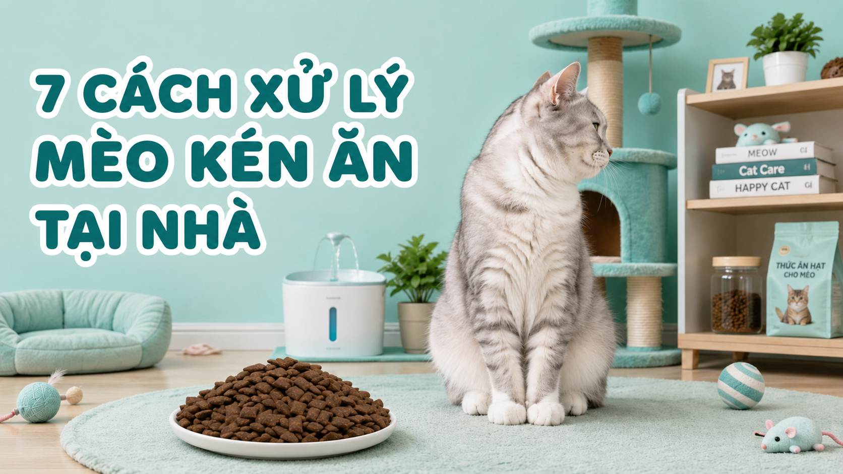 7 CÁCH XỬ LÝ MÈO KÉN ĂN HIỆU QUẢ TẠI NHÀ