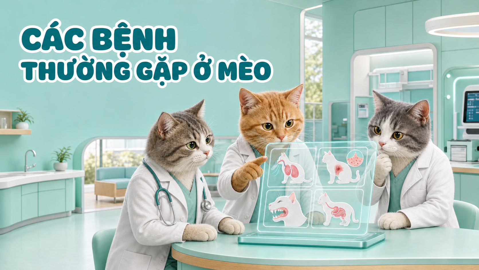 CÁC BỆNH THƯỜNG GẶP Ở MÈO