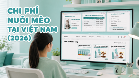 CHI PHÍ NUÔI MÈO MỖI THÁNG TẠI VIỆT NAM: BẢNG TÍNH THỰC TẾ
