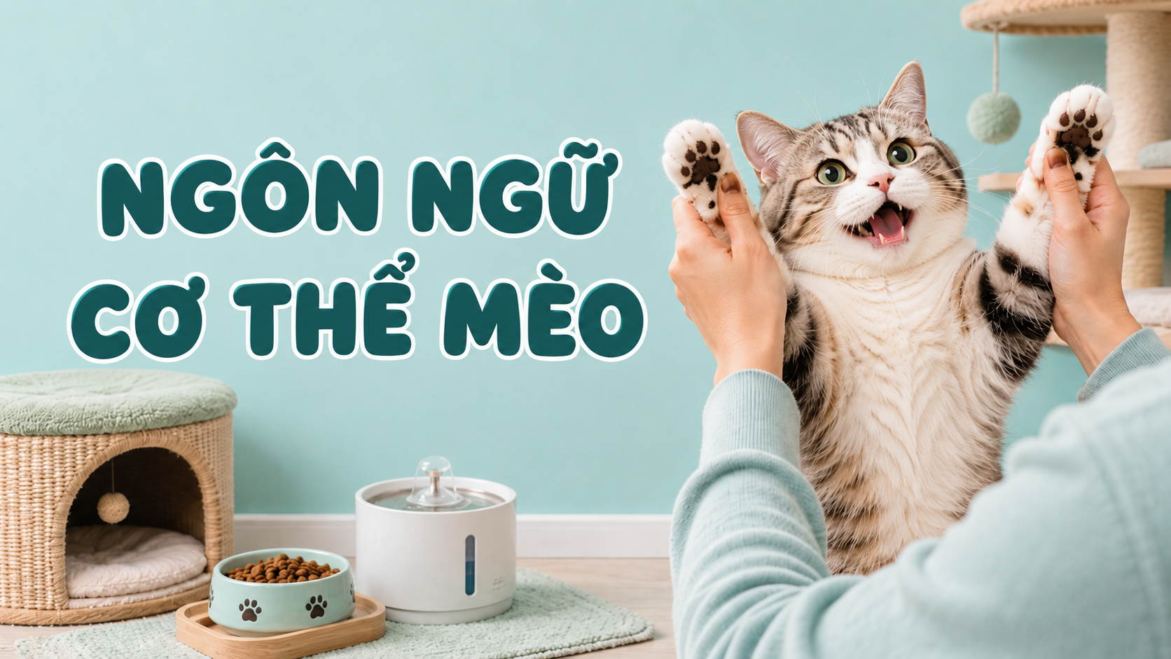 NGÔN NGỮ CƠ THỂ MÈO: CÁCH HIỂU MÈO QUA TAI, MẮT, ĐUÔI VÀ TIẾNG KÊU