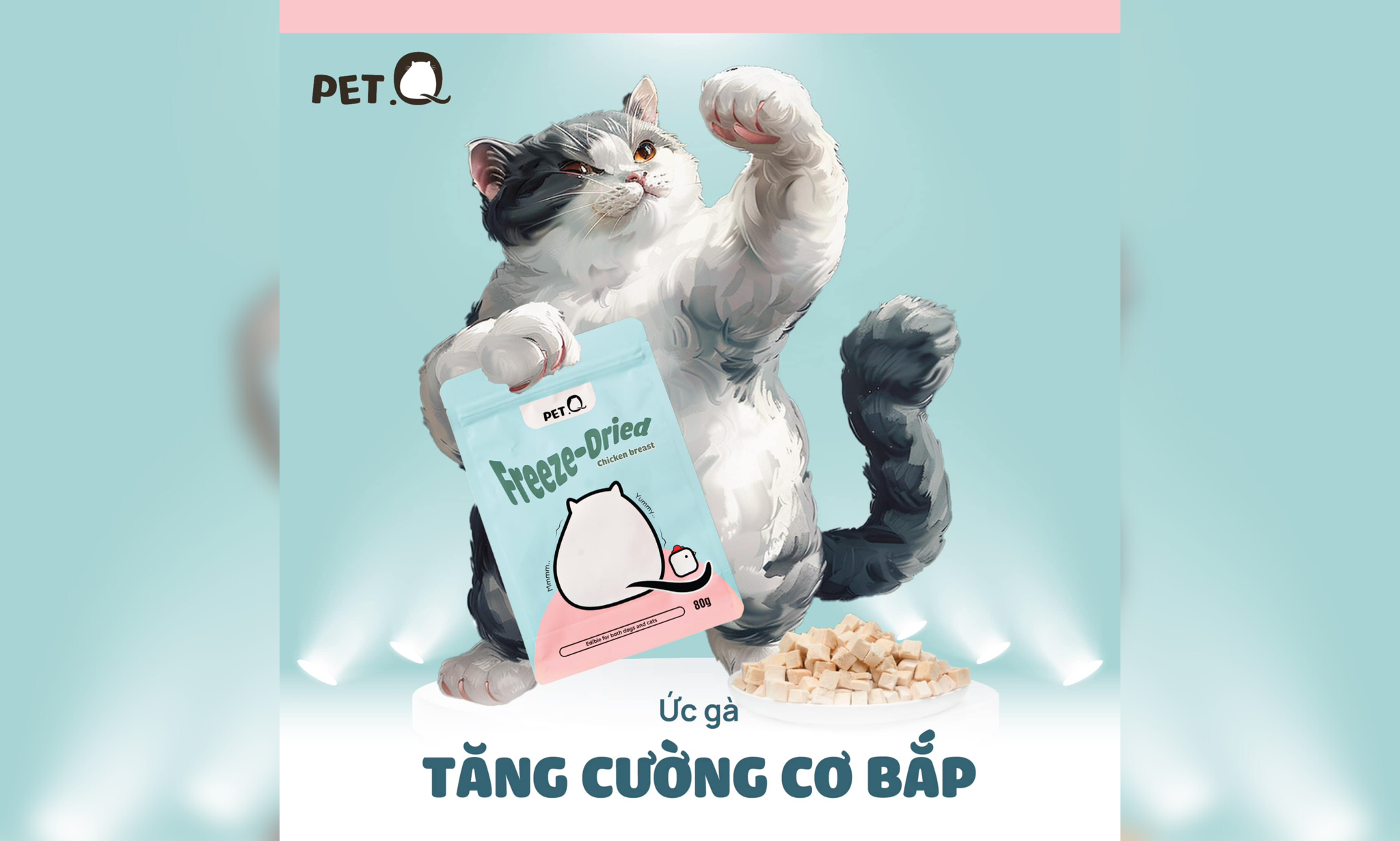 THỨC ĂN ĐÔNG KHÔ PETQ