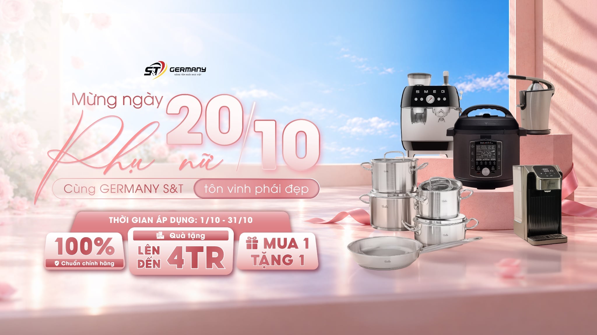 Yêu Nàng Đúng Cách – Sắm Gia Dụng Sang, Nhận Quà Đến 4,19 Triệu