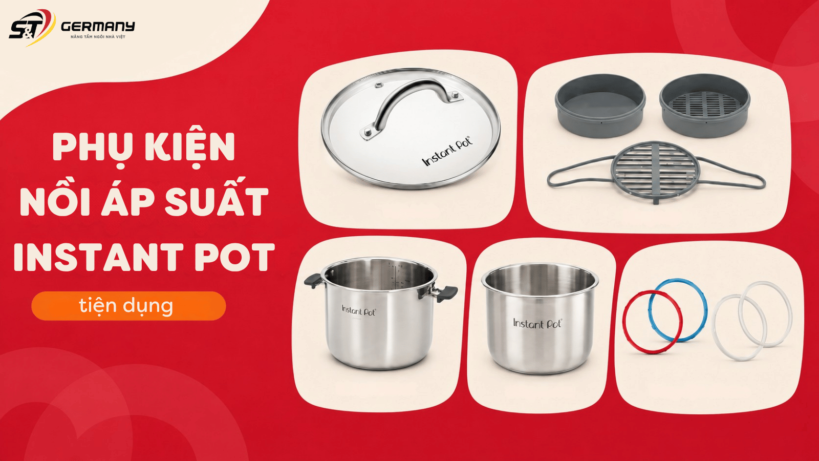 Nên mua phụ kiện nồi áp suất điện Instant Pot nào?