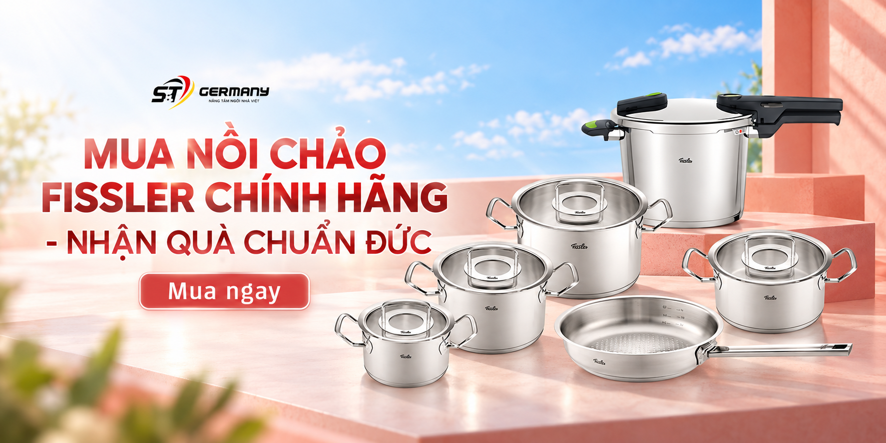 Tháng 10 Nâng Cấp Gian Bếp Với Fissler – Germany S&T Tặng Quà Hơn 5 Triệu Tháng 10