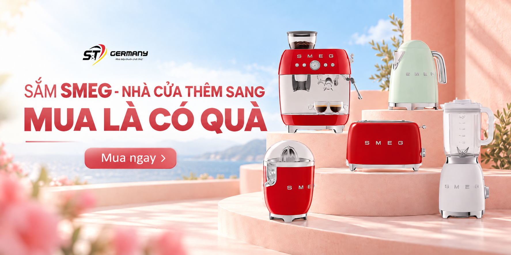 Ưu Đãi SMEG Tháng 10 - Sắm Gia Dụng Chuẩn Ý, Nhận Quà 5+ Triệu Đồng