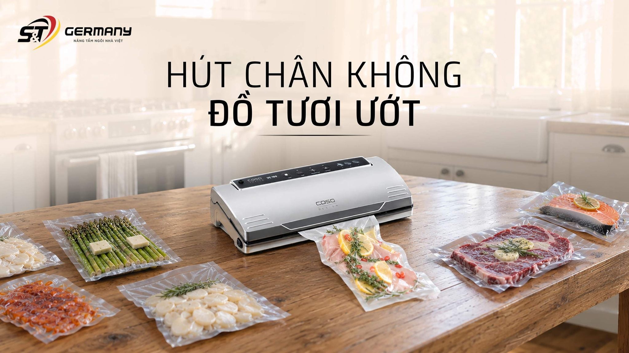 Hút chân không đồ ướt sao cho không hỏng máy