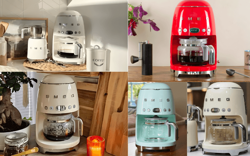 Máy pha cà phê SMEG DCF02 nhiều màu