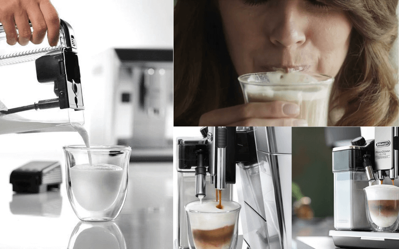 Máy pha cà phê tự động De'Longhi PrimaDonna Elite Experience ECAM 656.85.MS màu bạc