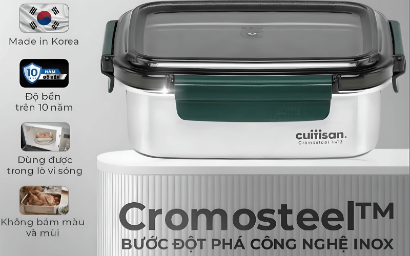 Hộp Inox Cao Cấp Cuitisan Bella nhiều dung tích