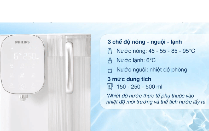 Máy lọc nước để bàn RO Philips ADD6912 nhiều màu