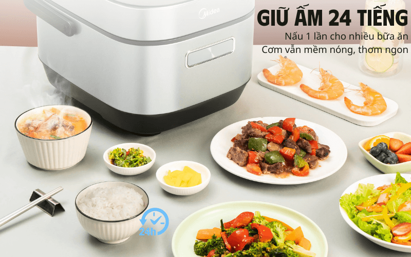 Nồi cơm điện Midea MRI180T2BDG dung tích 5L