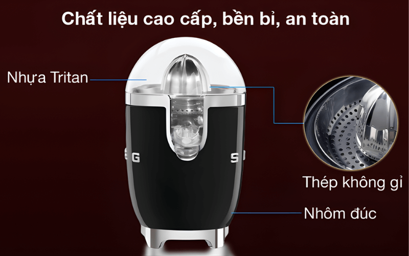 Máy vắt cam SMEG CJF01 nhiều màu