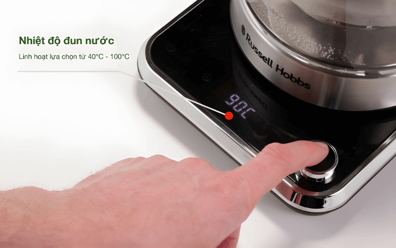 Ấm siêu tốc pha trà 2in1 Russell Hobbs 26200-70 1,7L màu đen