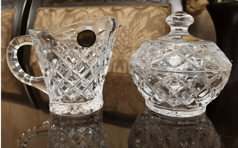 Bình rót sữa Diamond Classic 120ml Crystal Bohemia