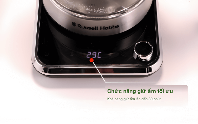 Ấm siêu tốc pha trà 2in1 Russell Hobbs 26200-70 1,7L màu đen