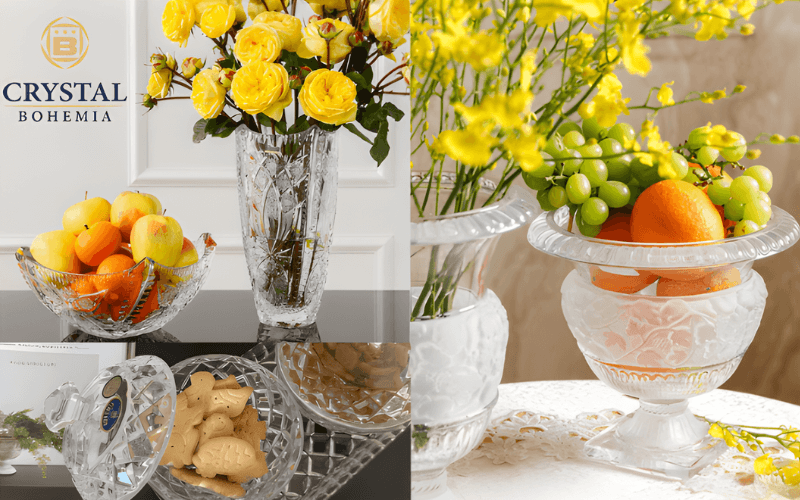 Set 6 ly vang trắng Loxia 470ml Crystal Bohemia