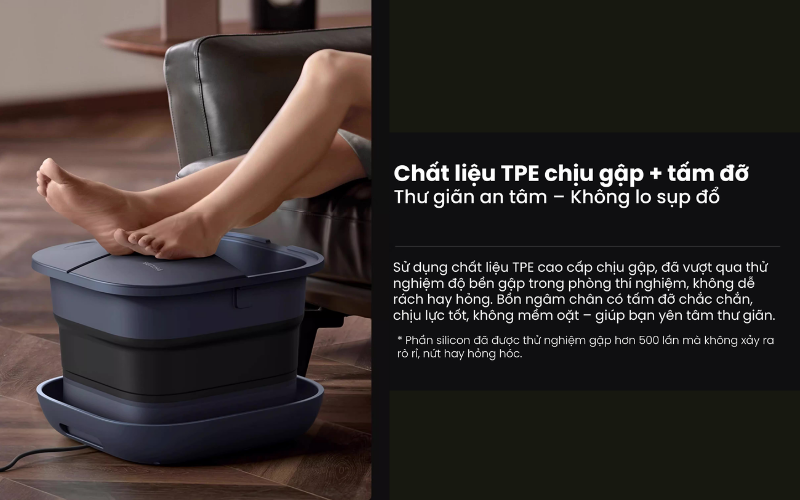 bồn ngâm chân massage Philips PPM6504